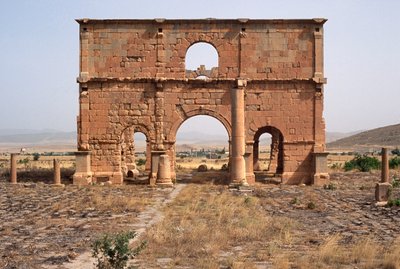 View of the pretorium by Roman Imperial Period